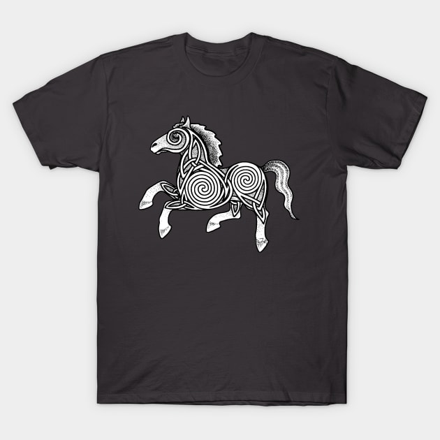 Celtic War Horse T-Shirt by patfish